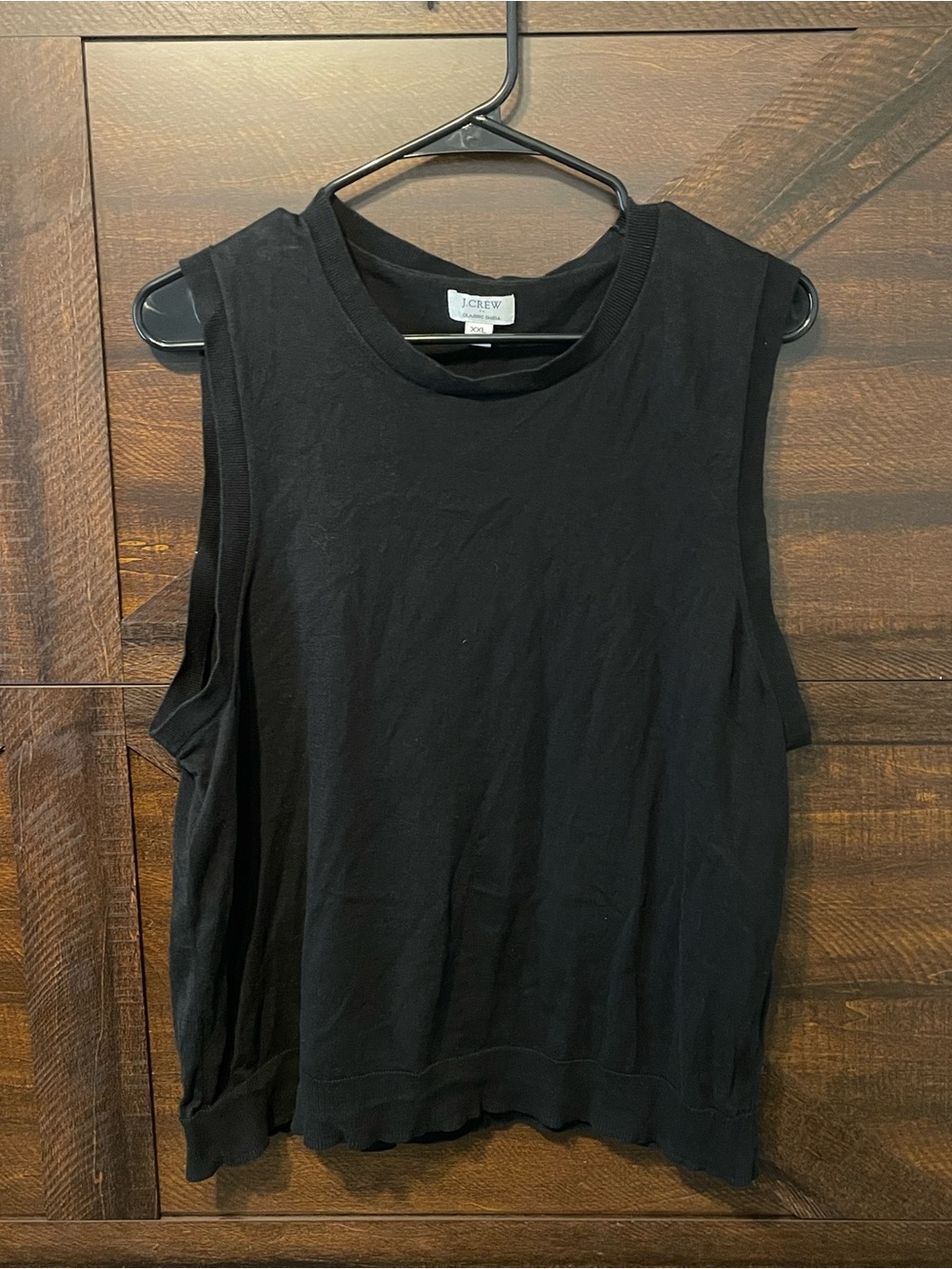 J. Crew Classic Shell Sweater Tank - Black